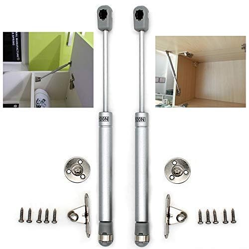 WANLIAN Gas Spring  Gas Strut  Gas Shocks  Soft Close Hinges  Toy Box Hinges  Lift Supports  Lid Support  Kitchen Cabinet Hinges Hydraulic Support Door Cabinet Hinge Spring 100N/22.5lb /10kg ?Set of 2? - Image 2